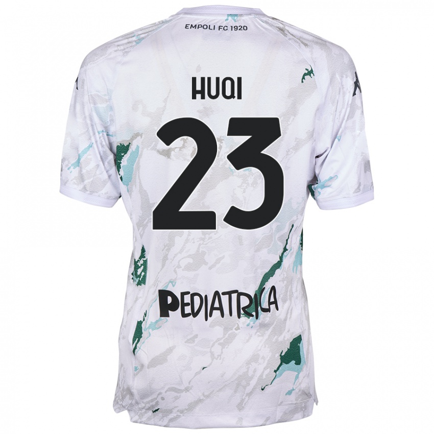 Niño Camiseta Mattia Huqi #23 Gris 2ª Equipación 2024/25 La Camisa Argentina