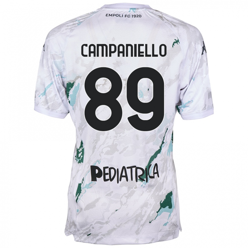 Niño Camiseta Thomas Campaniello #89 Gris 2ª Equipación 2024/25 La Camisa Argentina