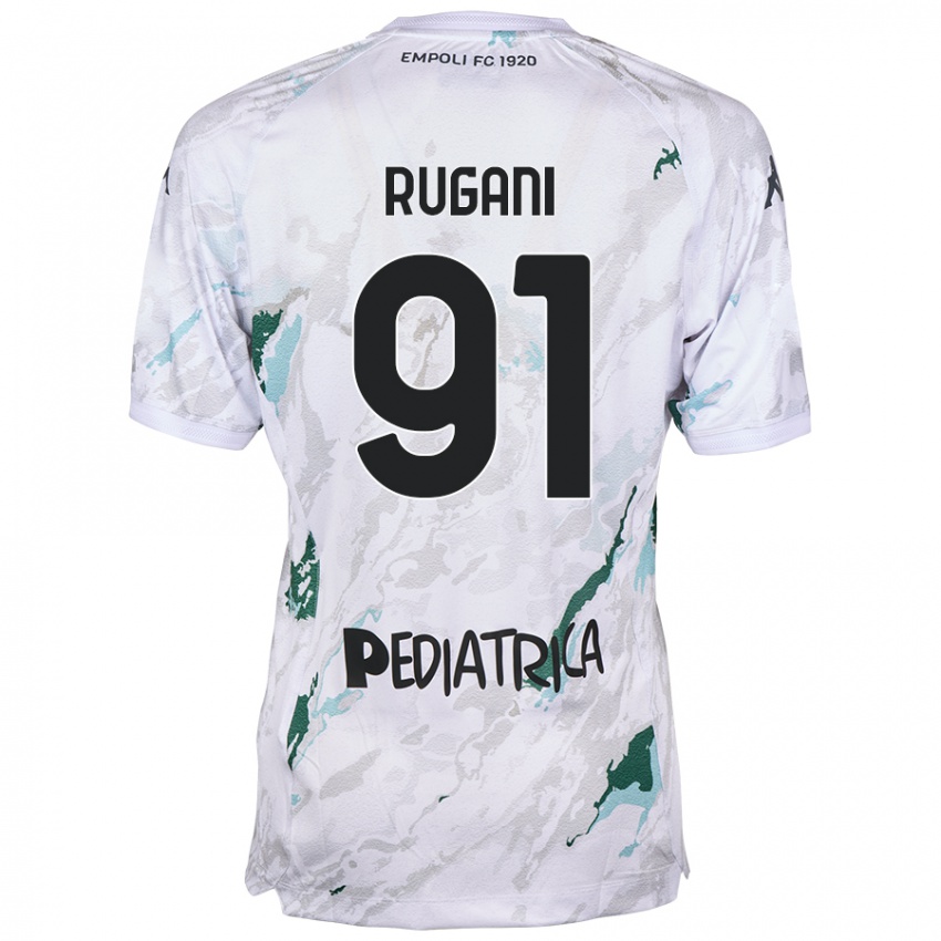 Niño Camiseta Tommaso Rugani #91 Gris 2ª Equipación 2024/25 La Camisa Argentina