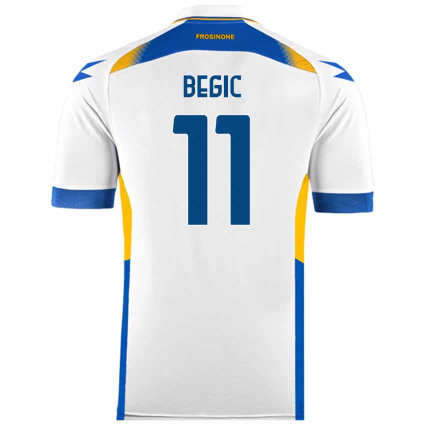 Niño Camiseta Tjas Begic #11 Blanco 2ª Equipación 2024/25 La Camisa Argentina