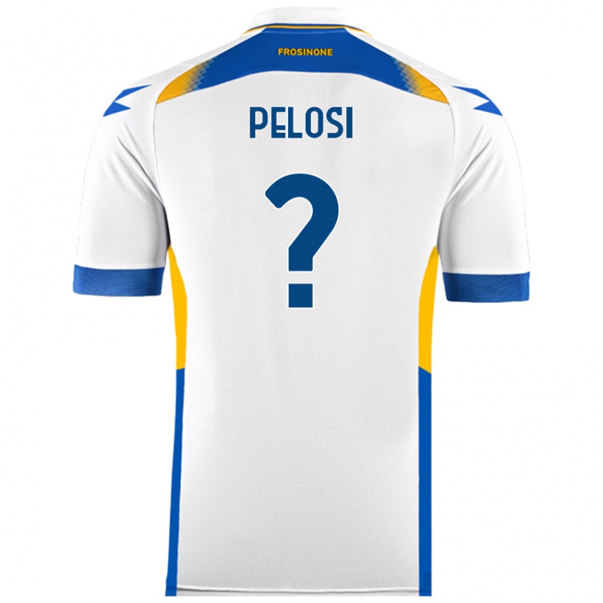 Niño Camiseta Dario Pelosi #0 Blanco 2ª Equipación 2024/25 La Camisa Argentina