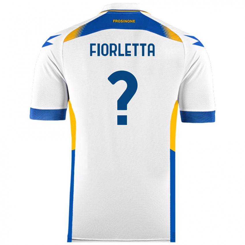 Niño Camiseta Gianmarco Fiorletta #0 Blanco 2ª Equipación 2024/25 La Camisa Argentina