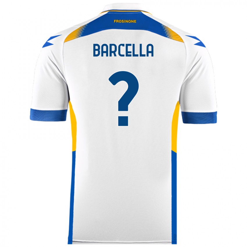 Niño Camiseta Kevin Barcella #0 Blanco 2ª Equipación 2024/25 La Camisa Argentina