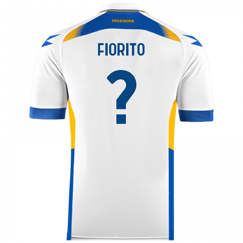 Niño Camiseta Loris Fiorito #0 Blanco 2ª Equipación 2024/25 La Camisa Argentina