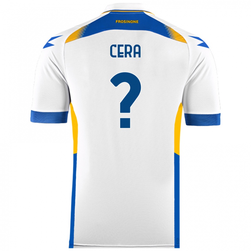 Niño Camiseta Luigi Cera #0 Blanco 2ª Equipación 2024/25 La Camisa Argentina