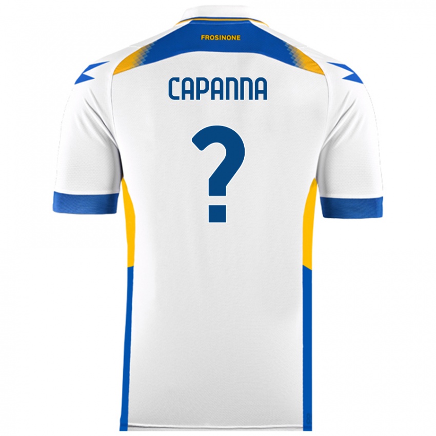 Niño Camiseta Tommaso Capanna #0 Blanco 2ª Equipación 2024/25 La Camisa Argentina