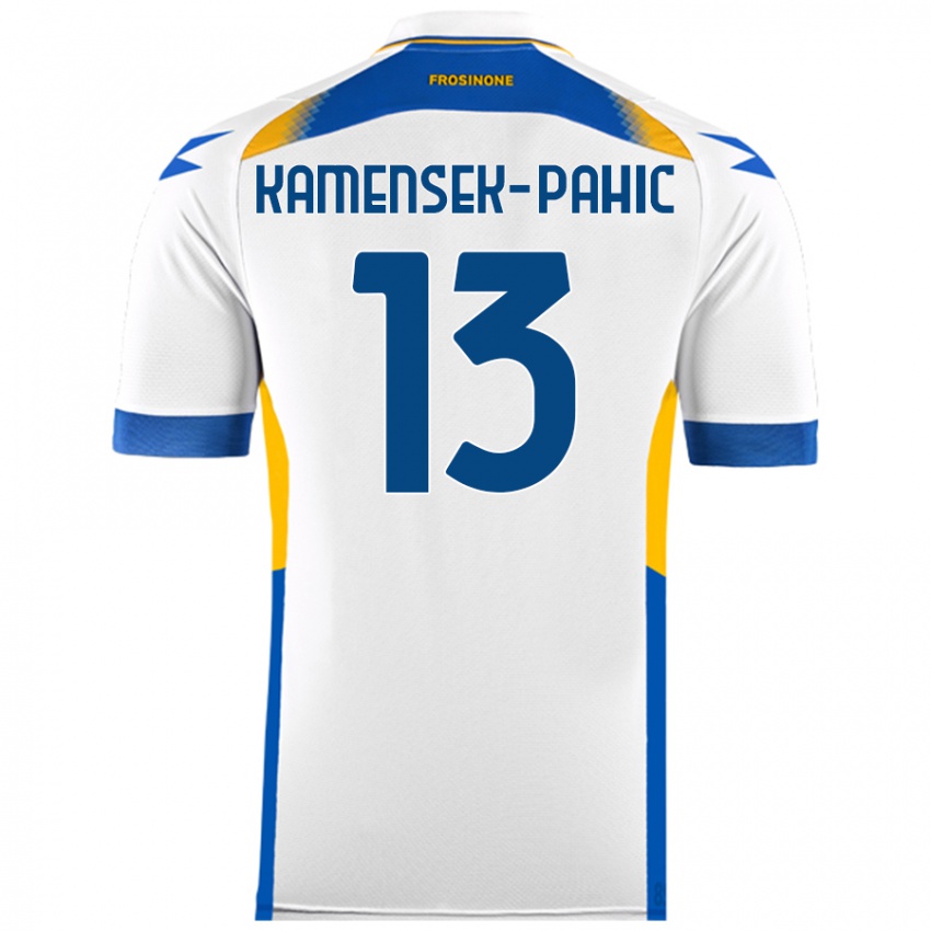 Niño Camiseta Matjaz Kamensek-Pahic #13 Blanco 2ª Equipación 2024/25 La Camisa Argentina