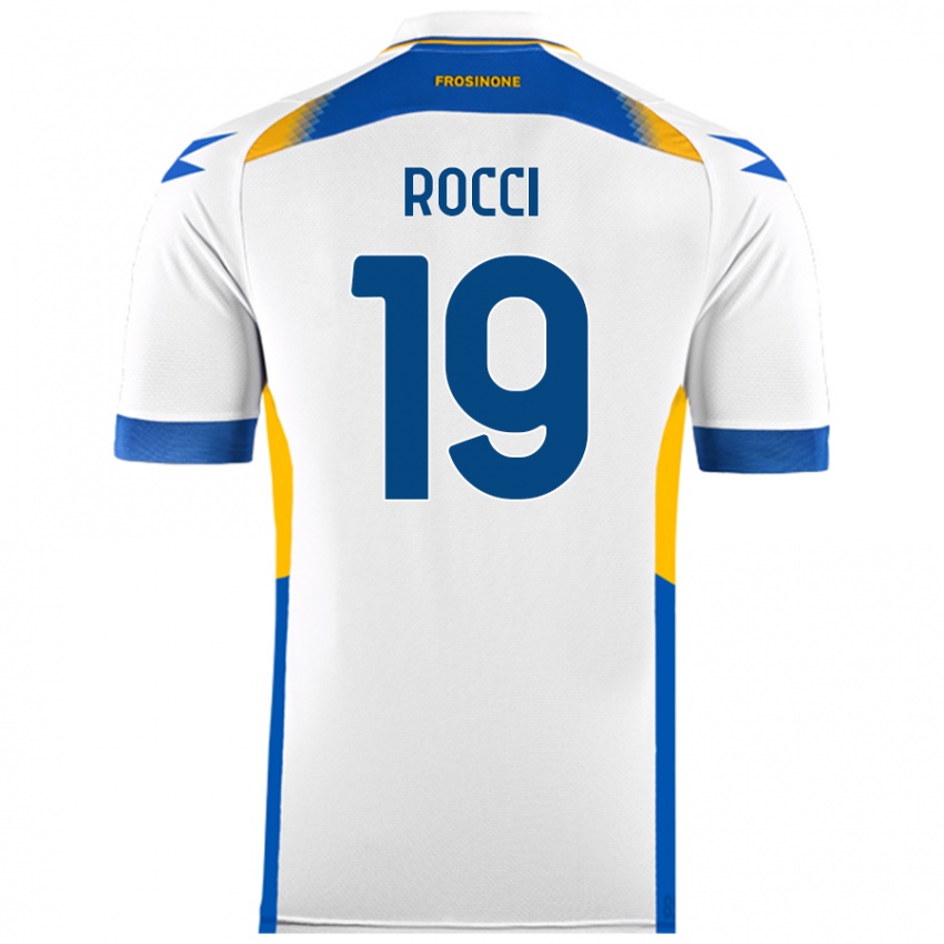 Niño Camiseta Valerio Rocci #19 Blanco 2ª Equipación 2024/25 La Camisa Argentina