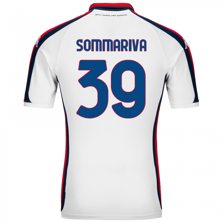 Niño Camiseta Daniele Sommariva #39 Blanco 2ª Equipación 2024/25 La Camisa Argentina