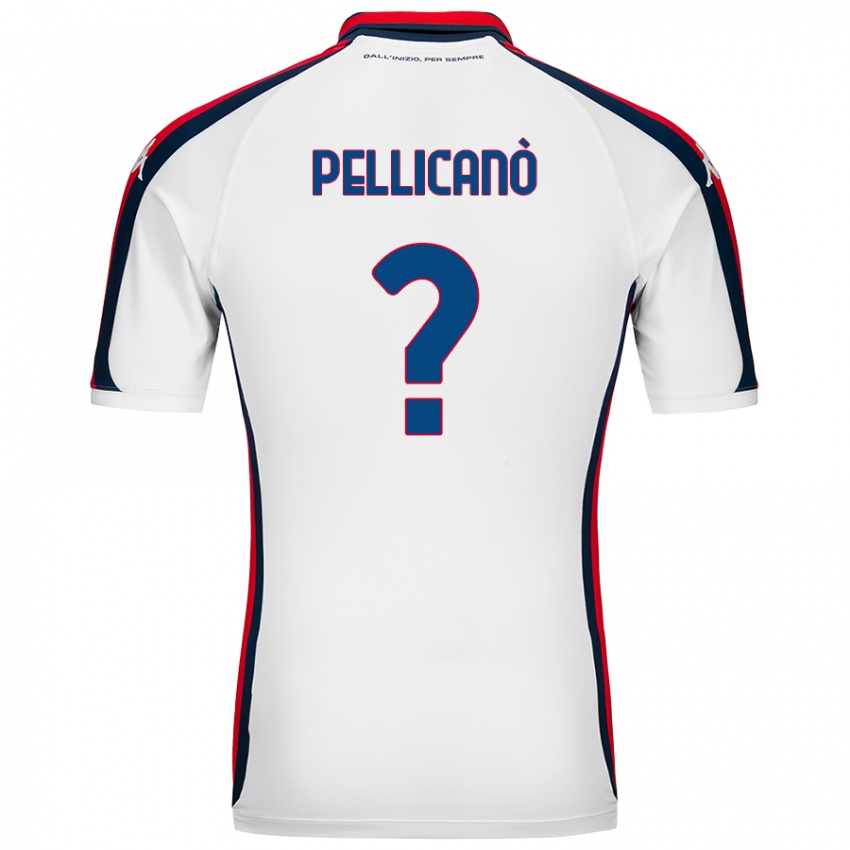 Niño Camiseta Antonino Pellicanò #0 Blanco 2ª Equipación 2024/25 La Camisa Argentina