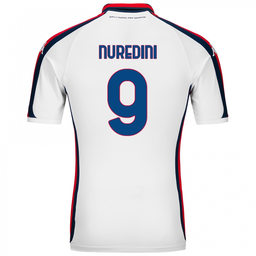 Niño Camiseta Joi Nuredini #9 Blanco 2ª Equipación 2024/25 La Camisa Argentina