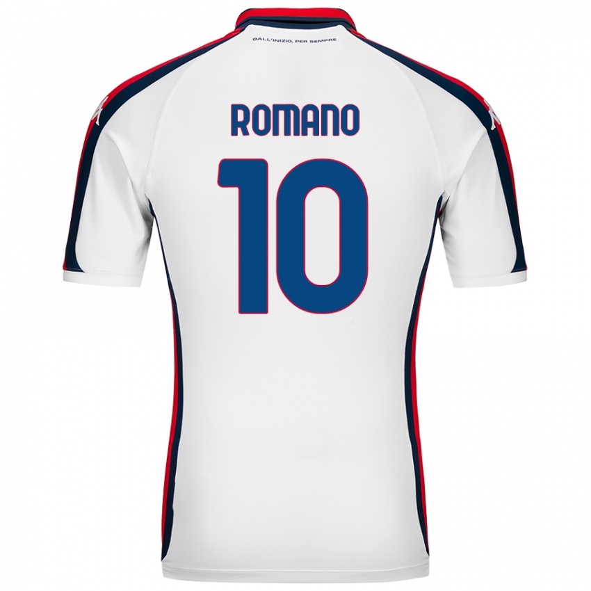 Niño Camiseta Marco Romano #10 Blanco 2ª Equipación 2024/25 La Camisa Argentina