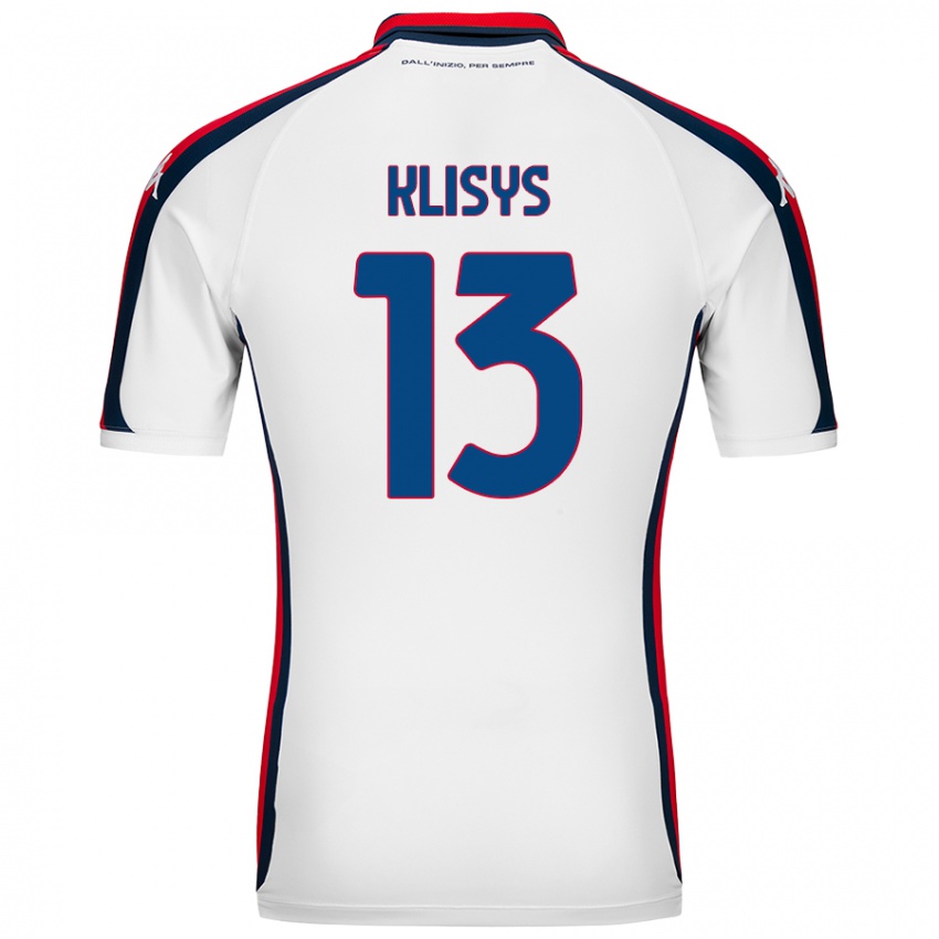 Niño Camiseta Lukas Klisys #13 Blanco 2ª Equipación 2024/25 La Camisa Argentina