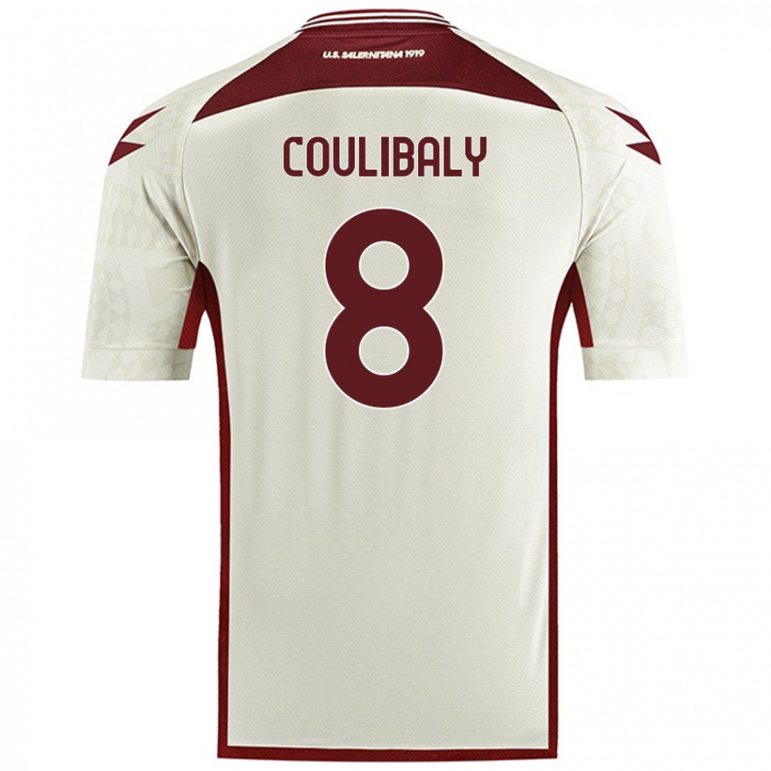 Niño Camiseta Mamadou Coulibaly #8 Color Crema 2ª Equipación 2024/25 La Camisa Argentina