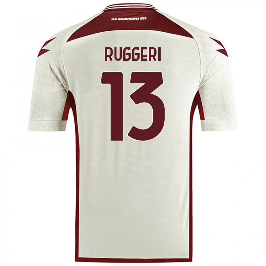 Niño Camiseta Fabio Ruggeri #13 Color Crema 2ª Equipación 2024/25 La Camisa Argentina