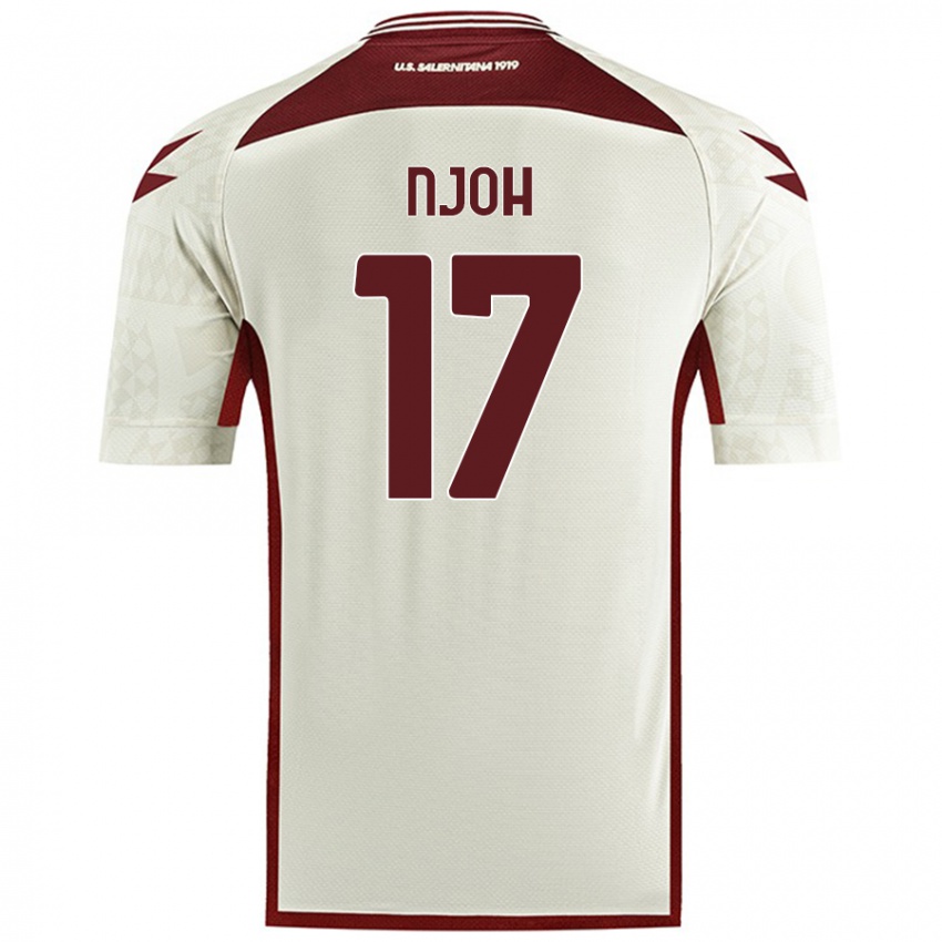 Niño Camiseta Lilian Njoh #17 Color Crema 2ª Equipación 2024/25 La Camisa Argentina