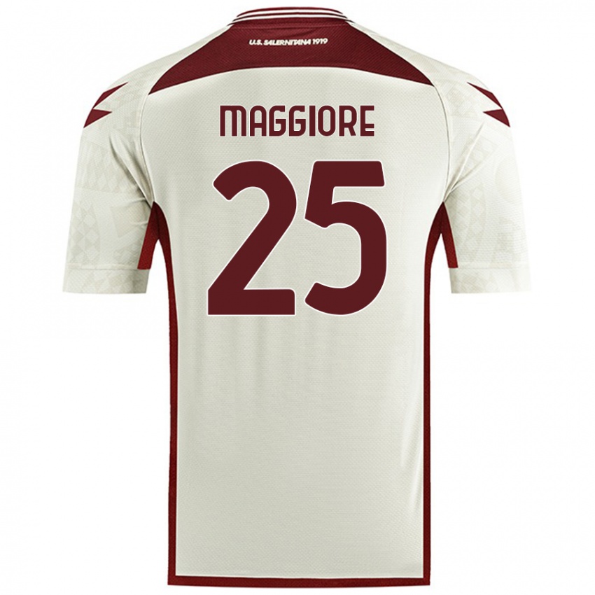 Niño Camiseta Giulio Maggiore #25 Color Crema 2ª Equipación 2024/25 La Camisa Argentina