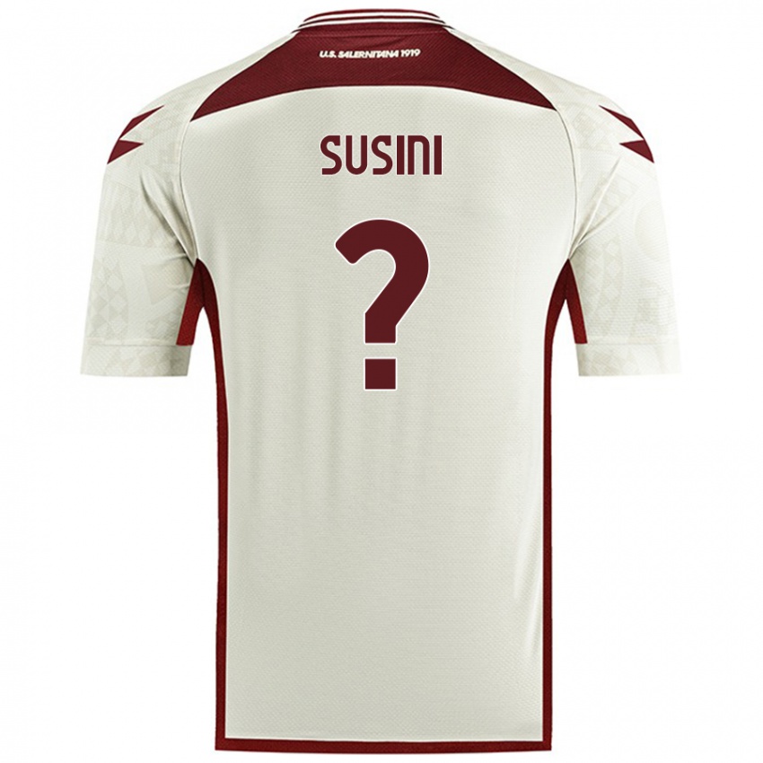 Niño Camiseta Antonio Susini #0 Color Crema 2ª Equipación 2024/25 La Camisa Argentina