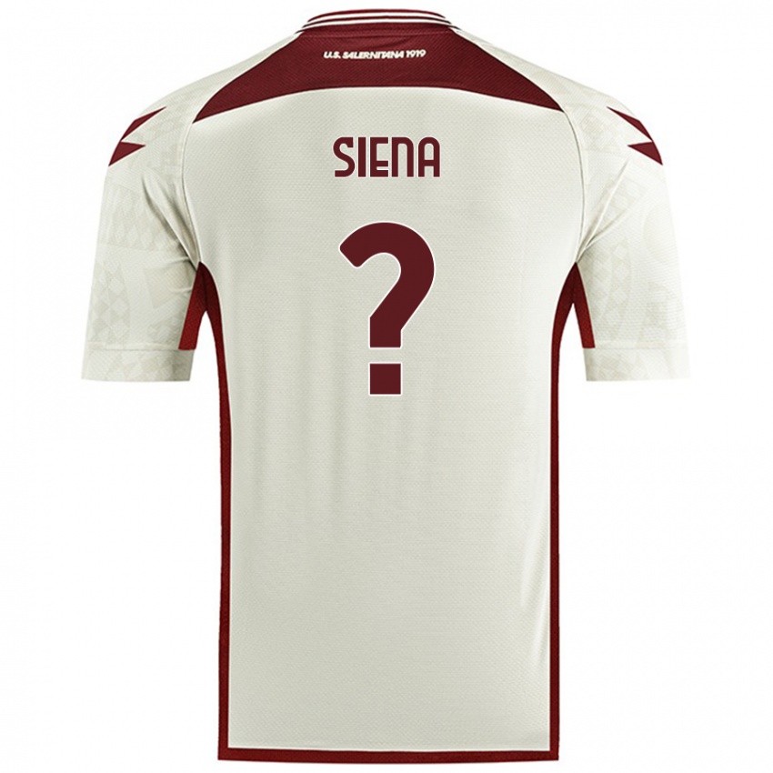 Niño Camiseta Francesco Siena #0 Color Crema 2ª Equipación 2024/25 La Camisa Argentina