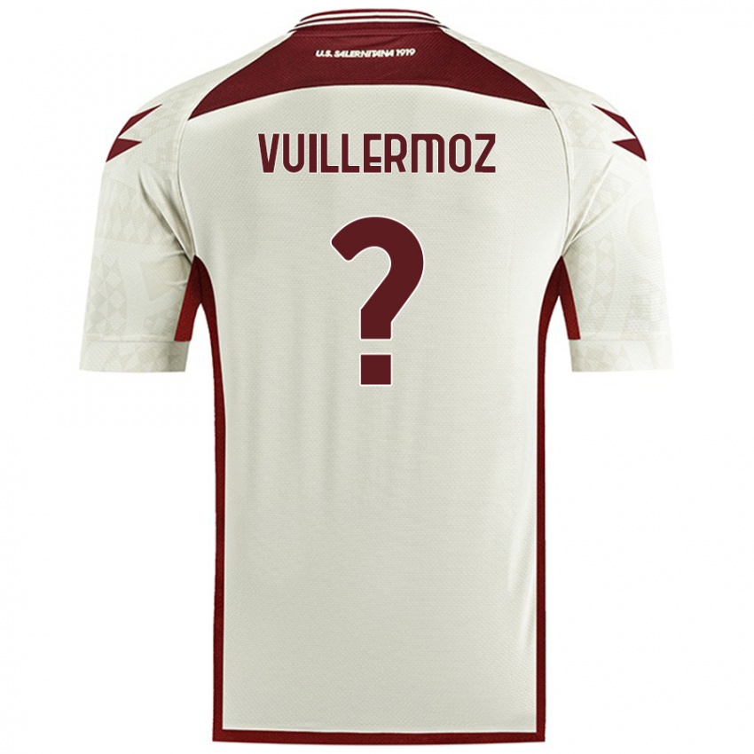 Niño Camiseta Joshua Vuillermoz #0 Color Crema 2ª Equipación 2024/25 La Camisa Argentina