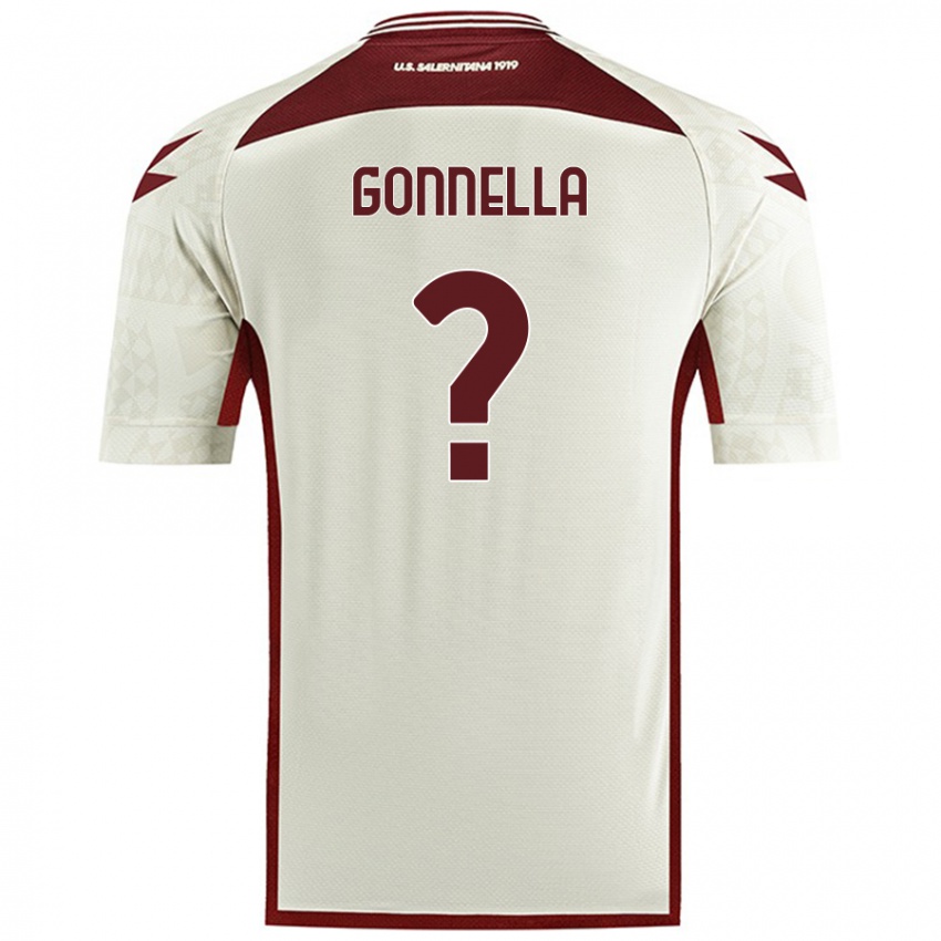 Niño Camiseta Andrea Gonnella #0 Color Crema 2ª Equipación 2024/25 La Camisa Argentina