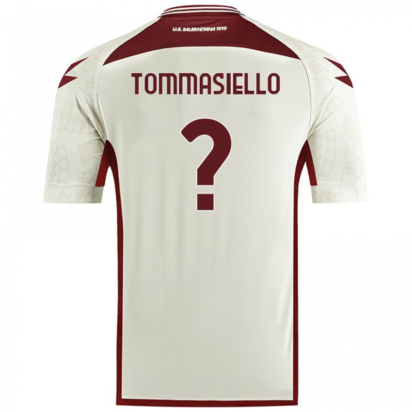 Niño Camiseta Francesco Tommasiello #0 Color Crema 2ª Equipación 2024/25 La Camisa Argentina