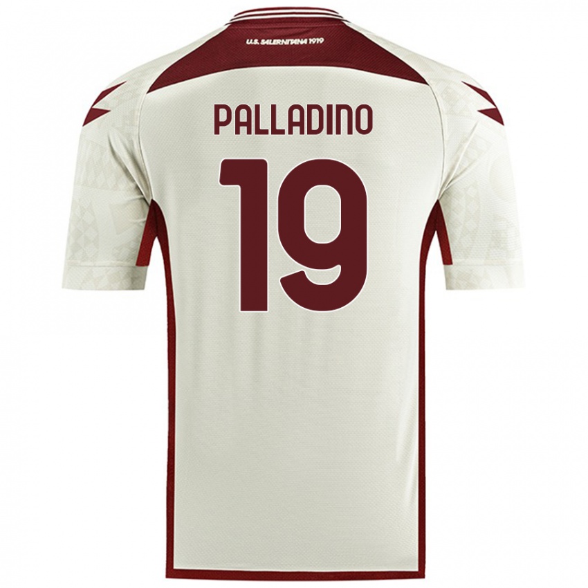 Niño Camiseta Alfonso Palladino #19 Color Crema 2ª Equipación 2024/25 La Camisa Argentina