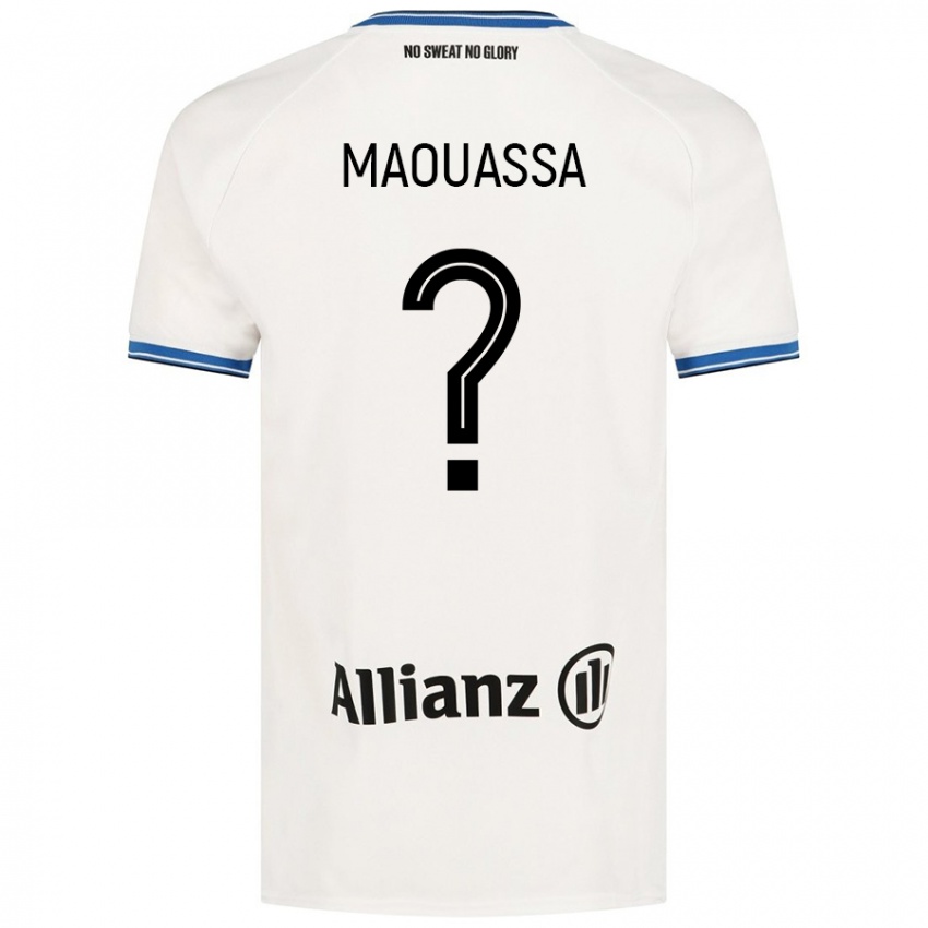 Niño Camiseta Faitout Maouassa #0 Blanco 2ª Equipación 2024/25 La Camisa Argentina