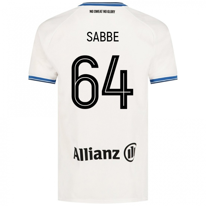 Niño Camiseta Kyriani Sabbe #64 Blanco 2ª Equipación 2024/25 La Camisa Argentina