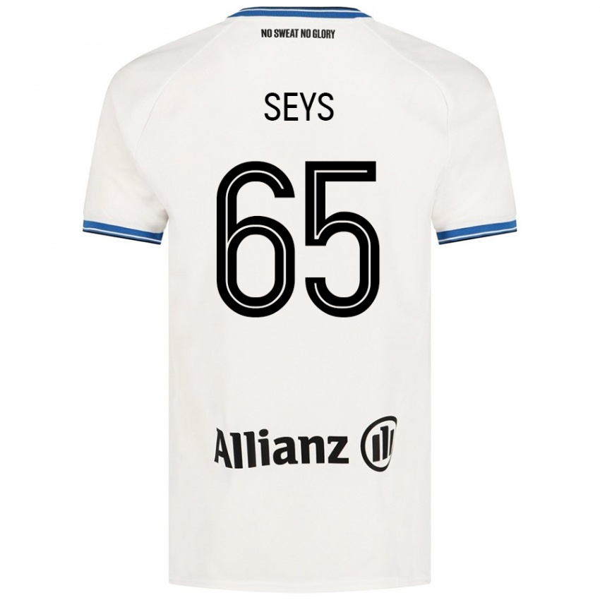 Niño Camiseta Joaquin Seys #65 Blanco 2ª Equipación 2024/25 La Camisa Argentina