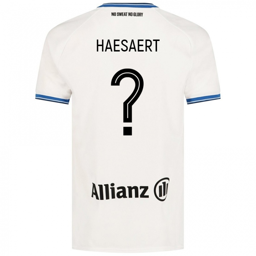 Niño Camiseta Mateo Haesaert #0 Blanco 2ª Equipación 2024/25 La Camisa Argentina