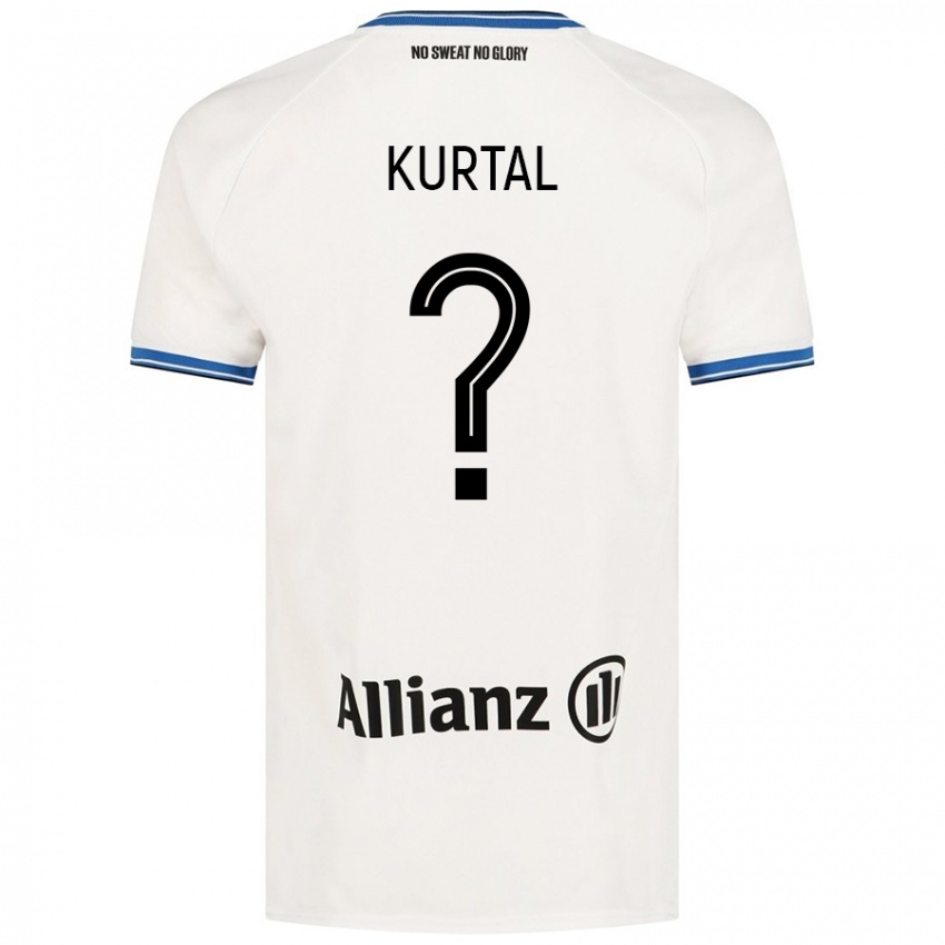 Niño Camiseta Utku Kurtal #0 Blanco 2ª Equipación 2024/25 La Camisa Argentina