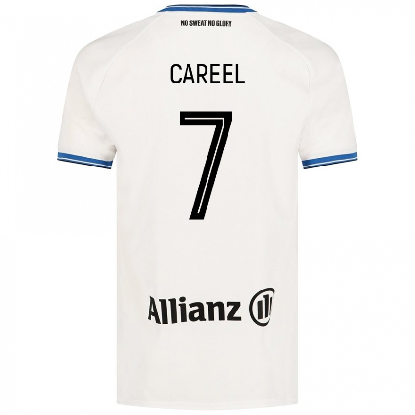 Niño Camiseta Oona Careel #7 Blanco 2ª Equipación 2024/25 La Camisa Argentina