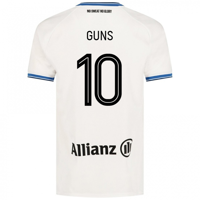 Niño Camiseta Celien Guns #10 Blanco 2ª Equipación 2024/25 La Camisa Argentina