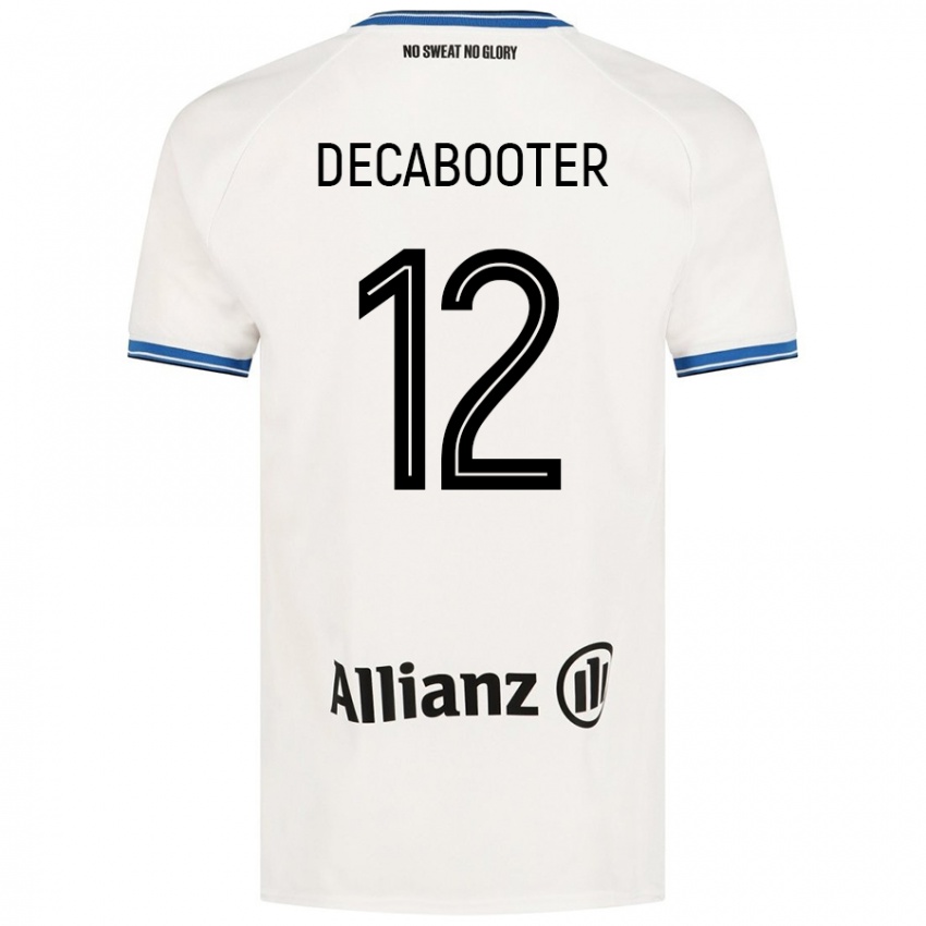 Niño Camiseta Marith Decabooter #12 Blanco 2ª Equipación 2024/25 La Camisa Argentina