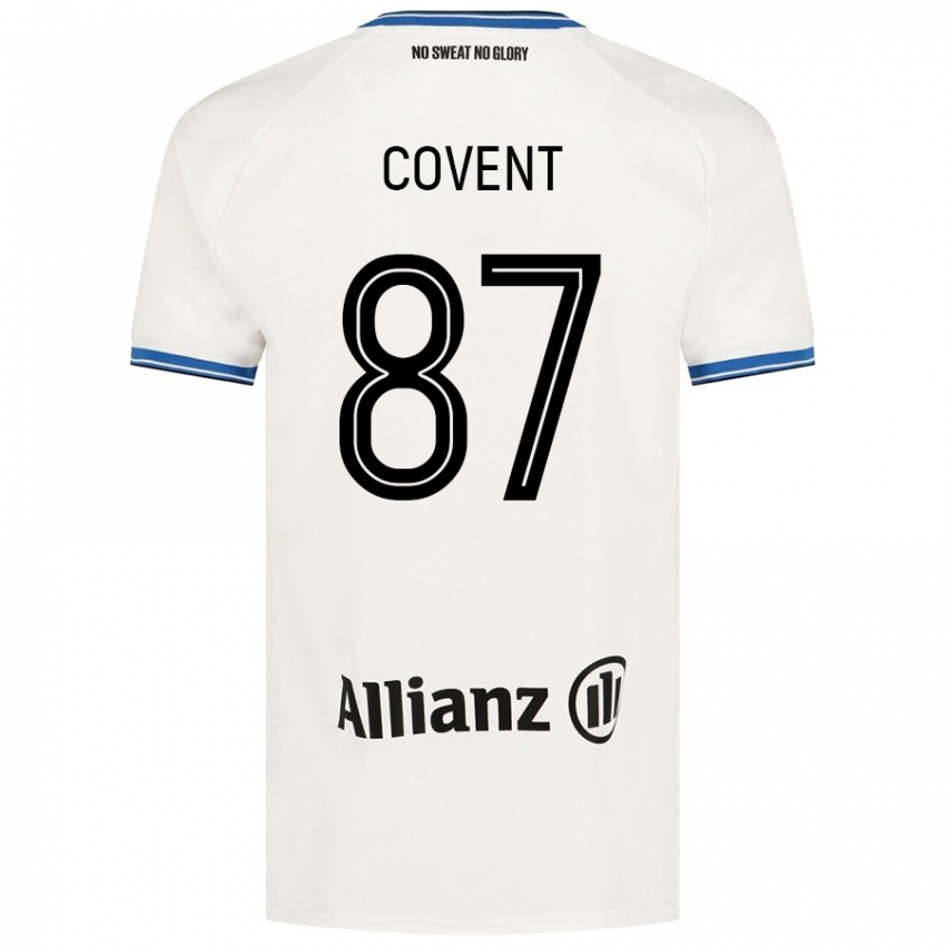 Niño Camiseta Jorijn Covent #87 Blanco 2ª Equipación 2024/25 La Camisa Argentina