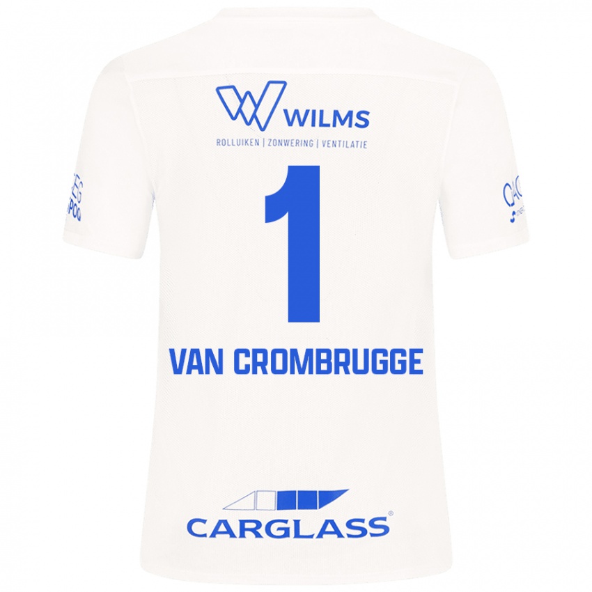 Niño Camiseta Hendrik Van Crombrugge #1 Blanco 2ª Equipación 2024/25 La Camisa Argentina