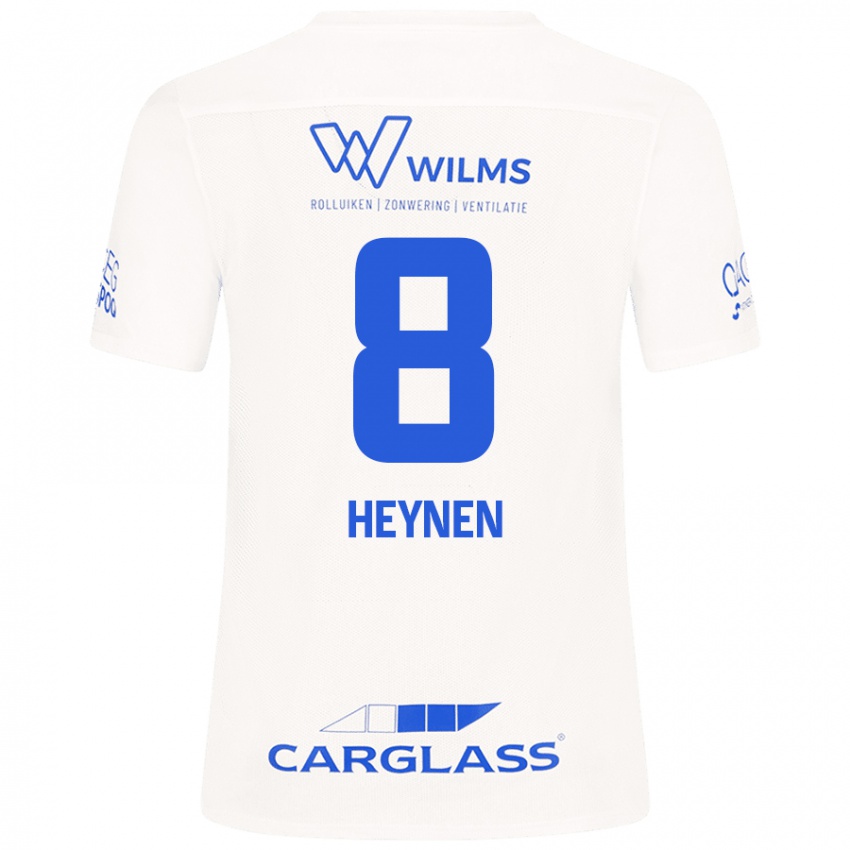 Niño Camiseta Bryan Heynen #8 Blanco 2ª Equipación 2024/25 La Camisa Argentina