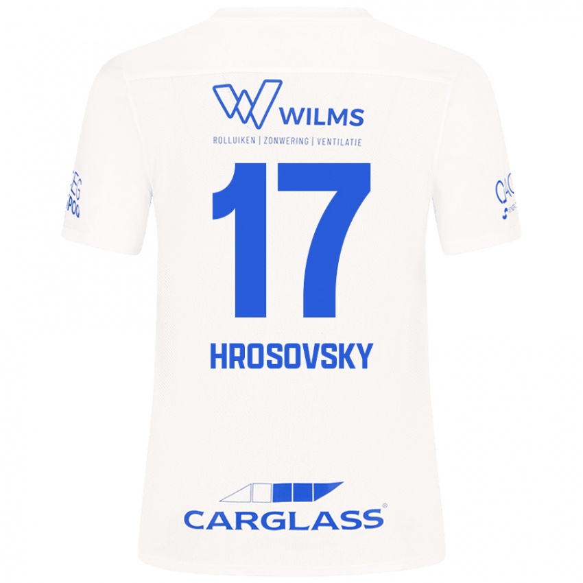 Niño Camiseta Patrik Hrosovsky #17 Blanco 2ª Equipación 2024/25 La Camisa Argentina