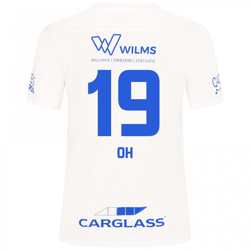 Niño Camiseta Hyeon-Gyu Oh #19 Blanco 2ª Equipación 2024/25 La Camisa Argentina