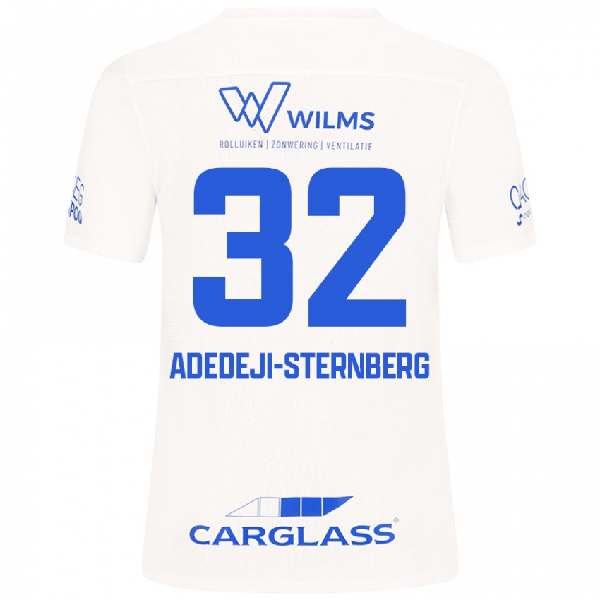 Niño Camiseta Noah Adedeji-Sternberg #32 Blanco 2ª Equipación 2024/25 La Camisa Argentina