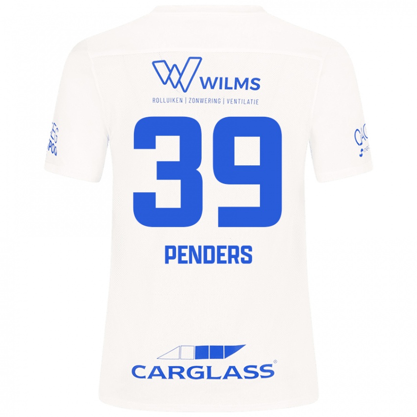 Niño Camiseta Mike Penders #39 Blanco 2ª Equipación 2024/25 La Camisa Argentina