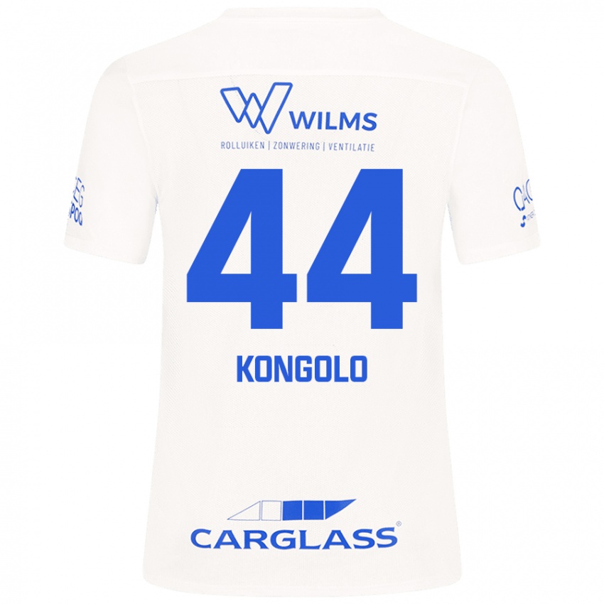 Niño Camiseta Josue Kongolo #44 Blanco 2ª Equipación 2024/25 La Camisa Argentina