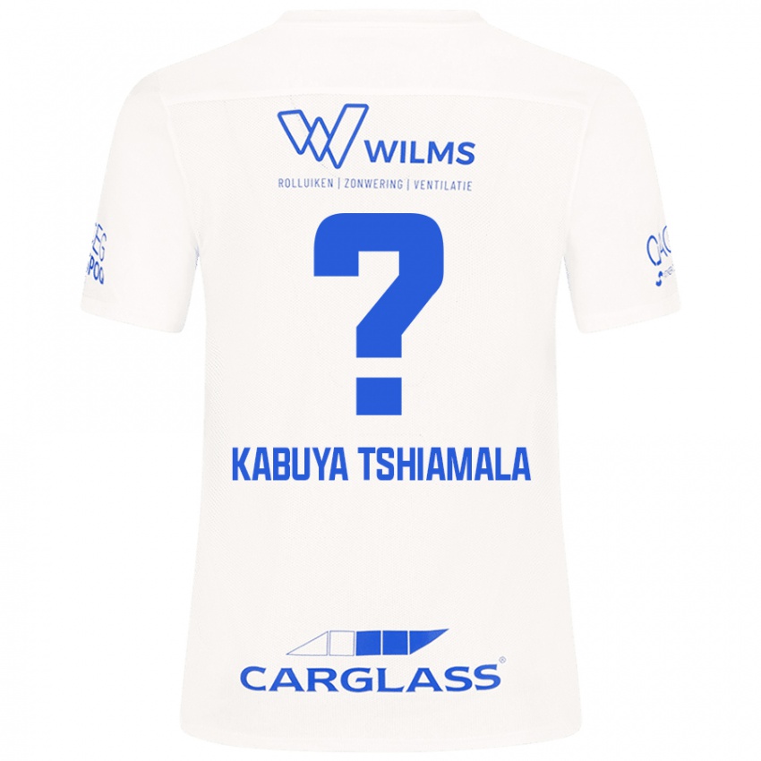 Niño Camiseta Lino Kabuya Tshiamala #0 Blanco 2ª Equipación 2024/25 La Camisa Argentina