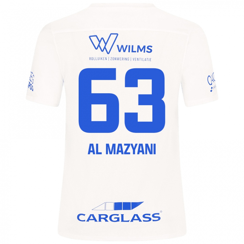 Niño Camiseta Faissal Al Mazyani #63 Blanco 2ª Equipación 2024/25 La Camisa Argentina