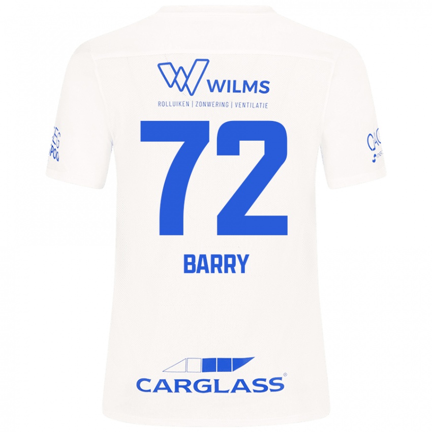 Niño Camiseta Alpha Barry #72 Blanco 2ª Equipación 2024/25 La Camisa Argentina