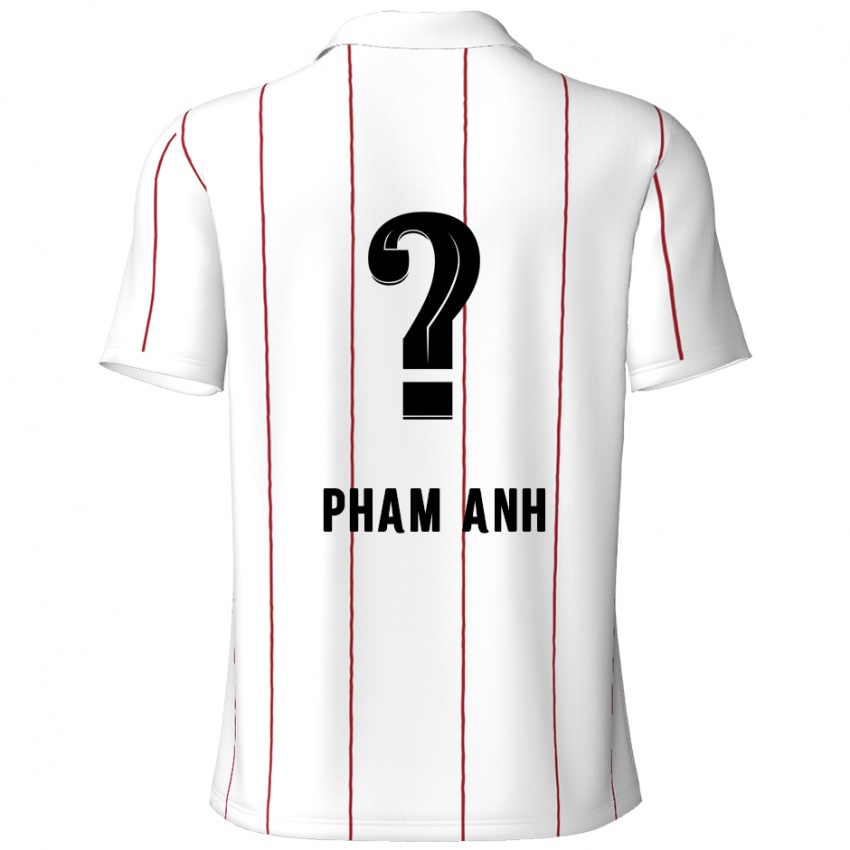 Niño Camiseta Khoi Pham Anh #0 Blanco Negro 2ª Equipación 2024/25 La Camisa Argentina