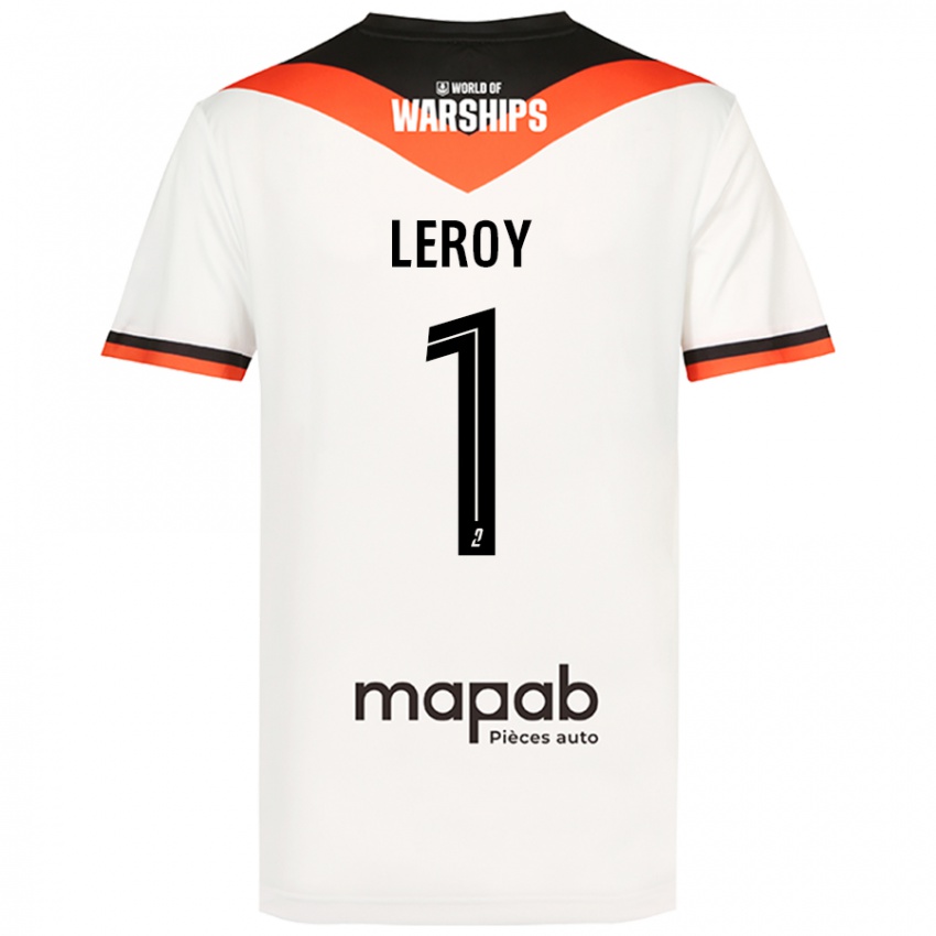 Niño Camiseta Benjamin Leroy #1 Blanco 2ª Equipación 2024/25 La Camisa Argentina