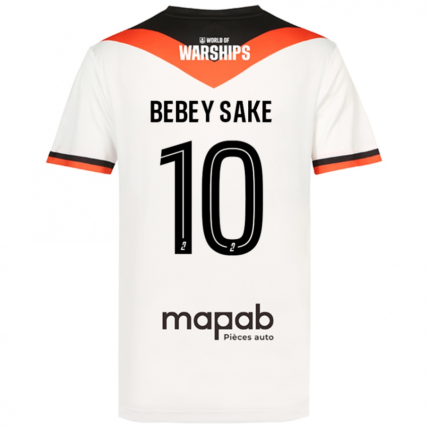 Niño Camiseta Mattéo Bebey Sake #10 Blanco 2ª Equipación 2024/25 La Camisa Argentina