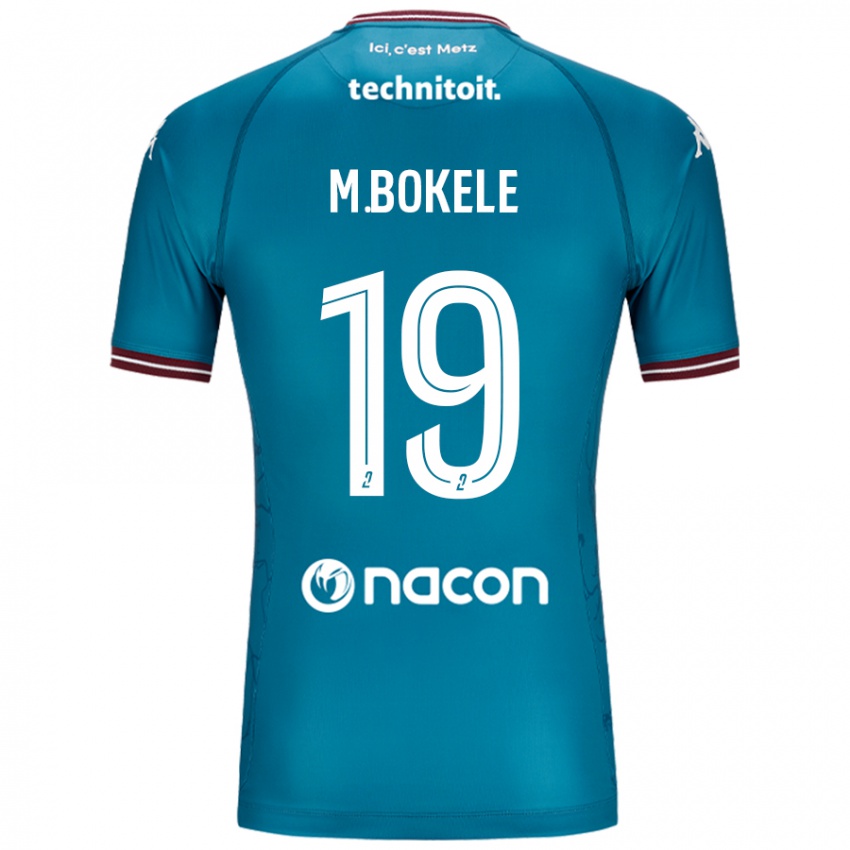 Niño Camiseta Morgan Bokele #19 Azul Petróleo 2ª Equipación 2024/25 La Camisa Argentina